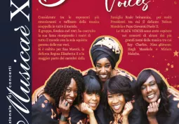 Martedì 17 dicembre al Teatro Civico alle ore 21 il concerto Black Voices